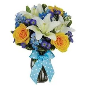 Beautiful Baby Bouquet – Blue