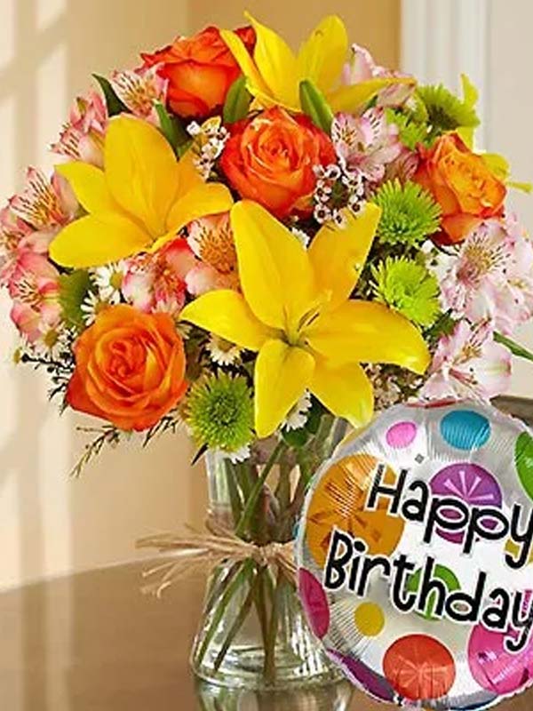 European Grandeur Happy Birthday Bouquet