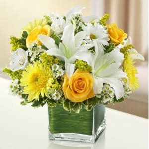 Healing Hope Bouquet – Yellow & White